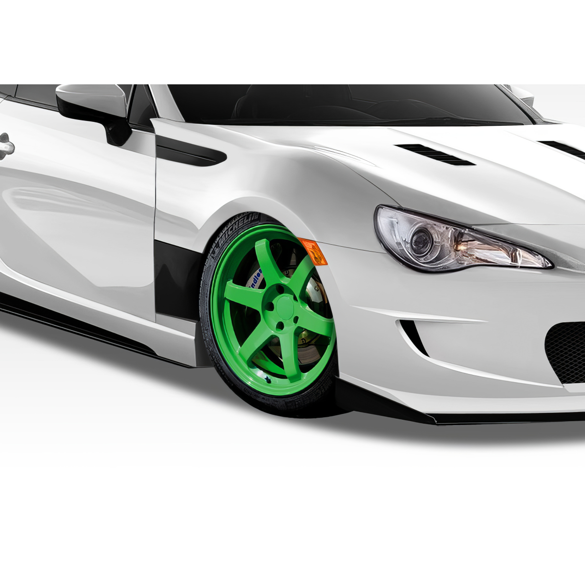 Modify your Subaru BRZ 2013 with our Exterior/Fenders - Image shows fender at a slight angle from front