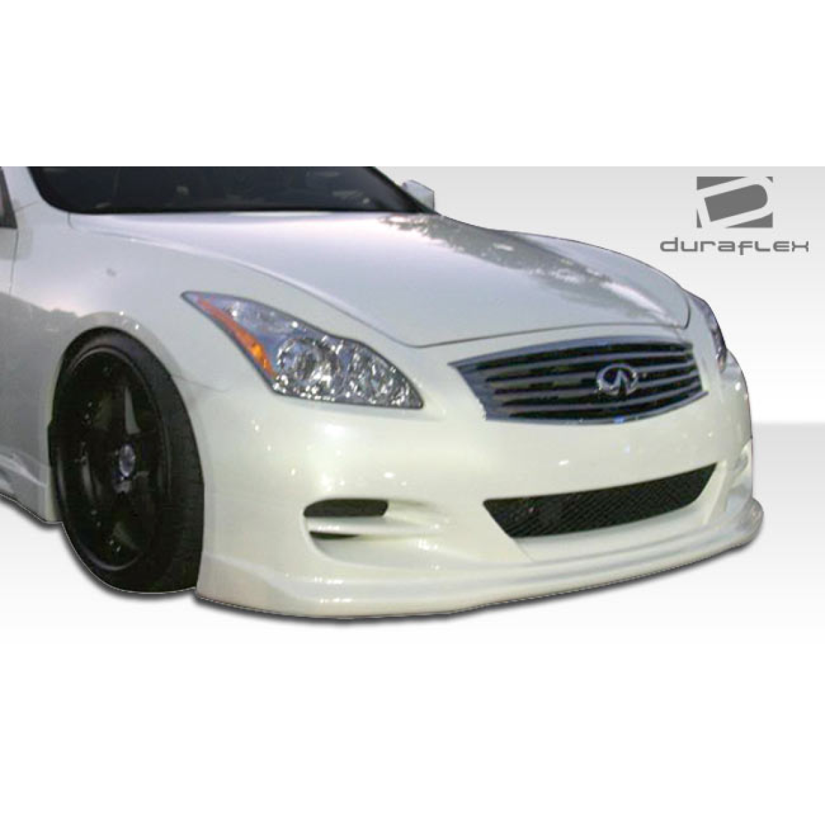 Modify your Infiniti G37 2008 with our Exterior/Complete Body Kits - Front view of vehicle at a low angle