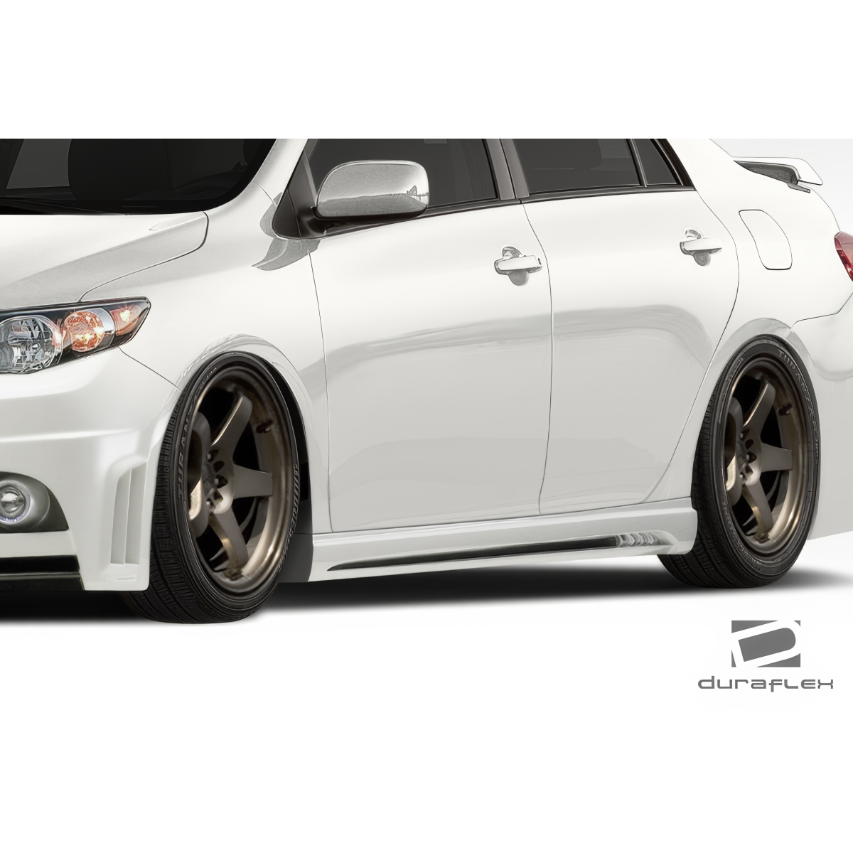 Modify your Toyota Corolla 2011 with our Exterior/Complete Body Kits - View is at a slight front angle