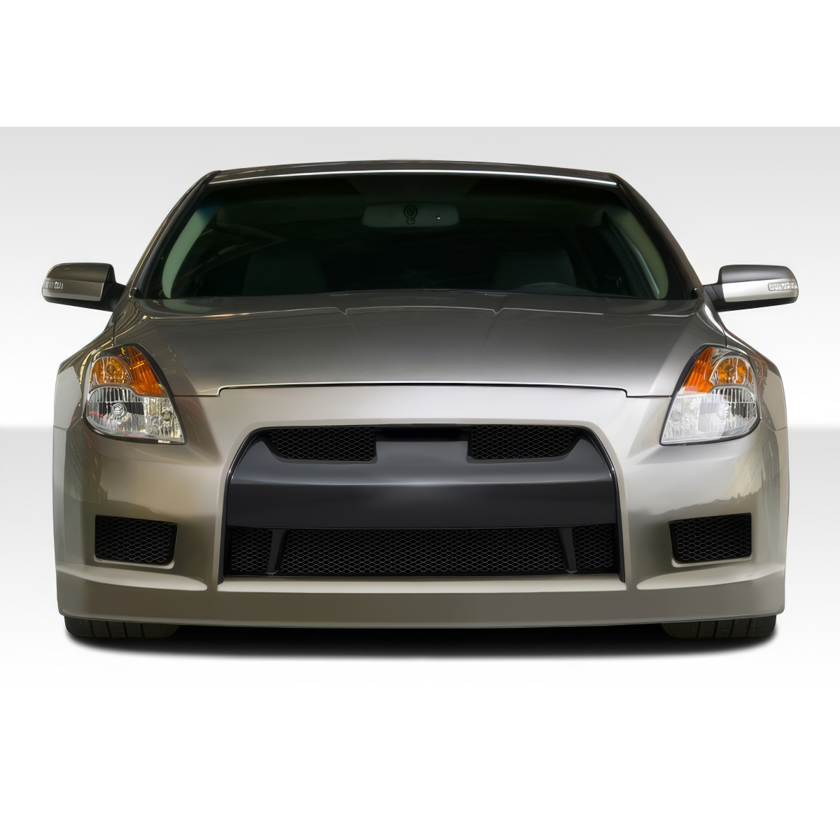 Modify your Nissan Altima 2008 with our Exterior/Front Bumpers or Lips - Front view of the Nissan Altima vehicle