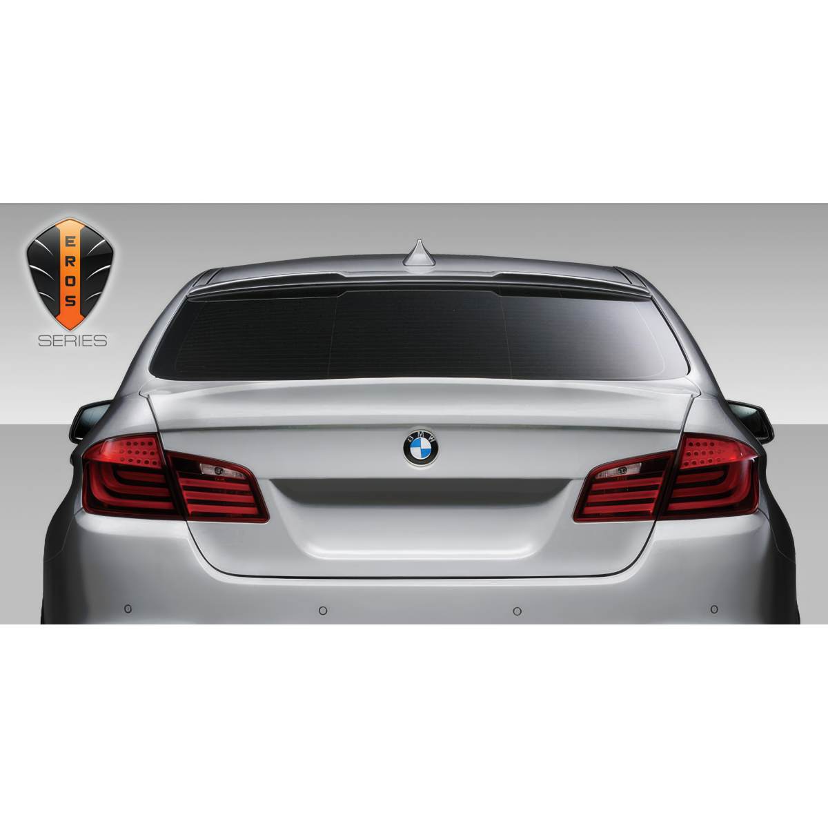 Modify your BMW 5-Series 2011 with our Exterior/Wings - Rear view of BMW 5 Series trunk at slight angle