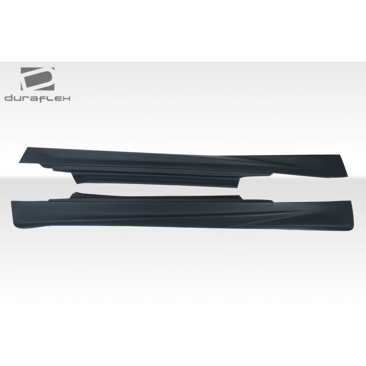 Modify your Mini Cooper 2007 with our Exterior/Side Skirts - The parts are shown in a flat horizontal position