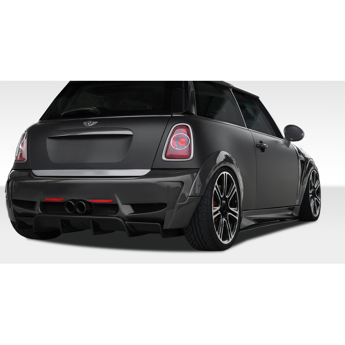 Modify your Mini Cooper 2007 with our Exterior/Complete Body Kits - Rear view at a slight angle