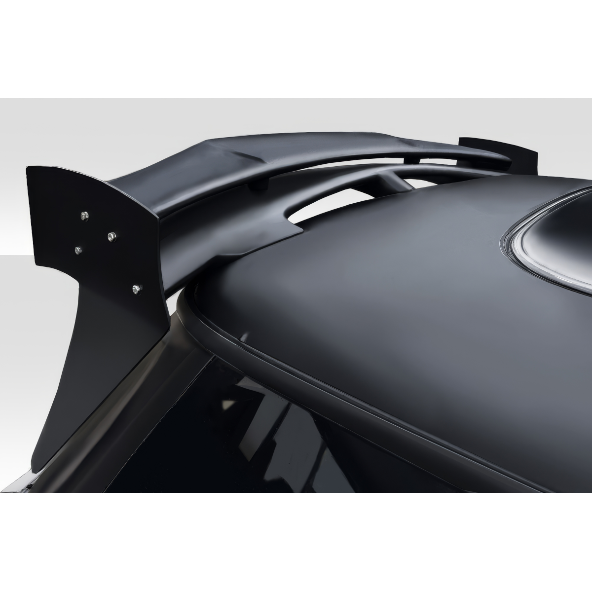 Modify your Mini Cooper 2007 with our Exterior/Wings - Top down angle of the roof wing spoiler