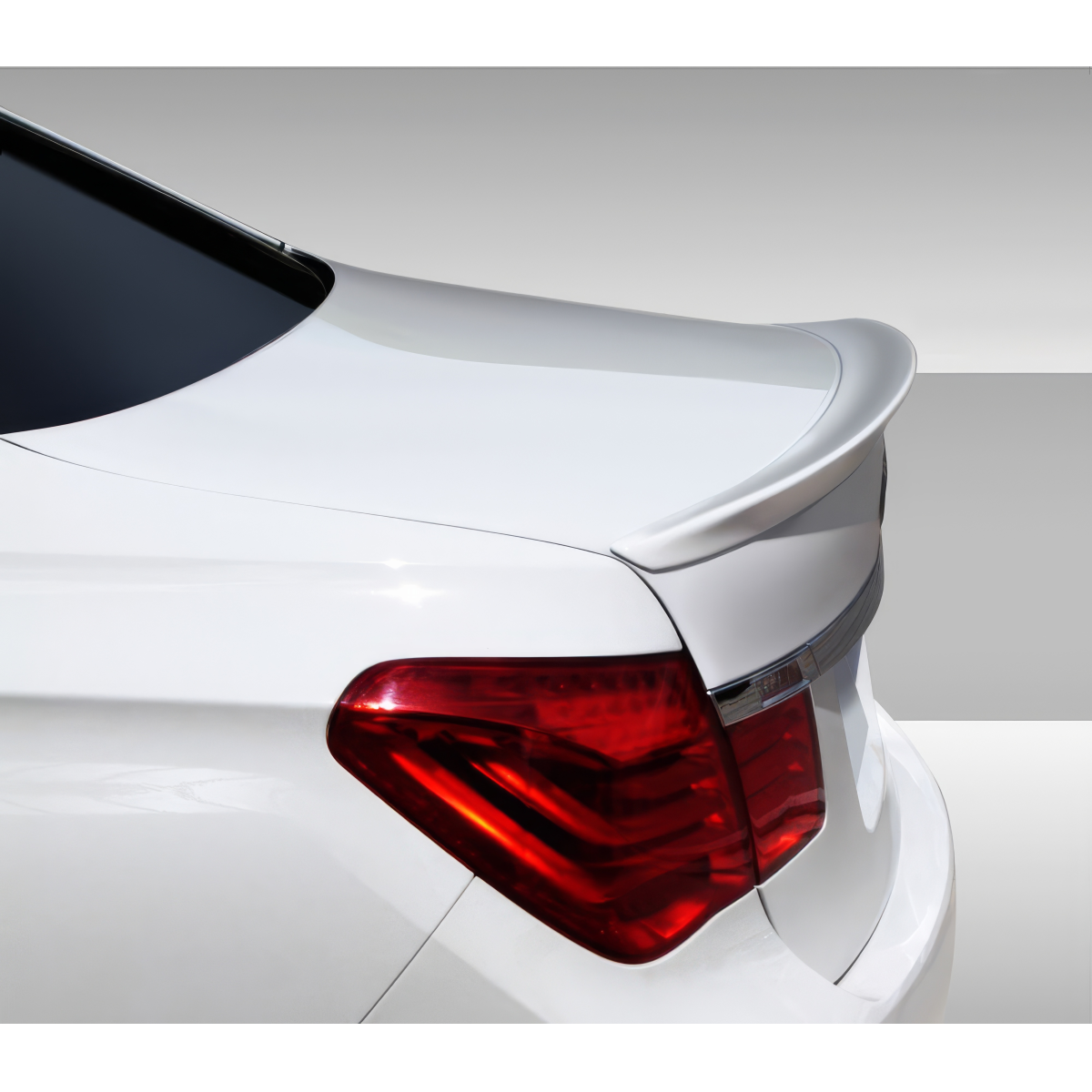 Modify your BMW 7-Series 2009 with our Exterior/Wings - Image of rear wing trunk spoiler at a side angle