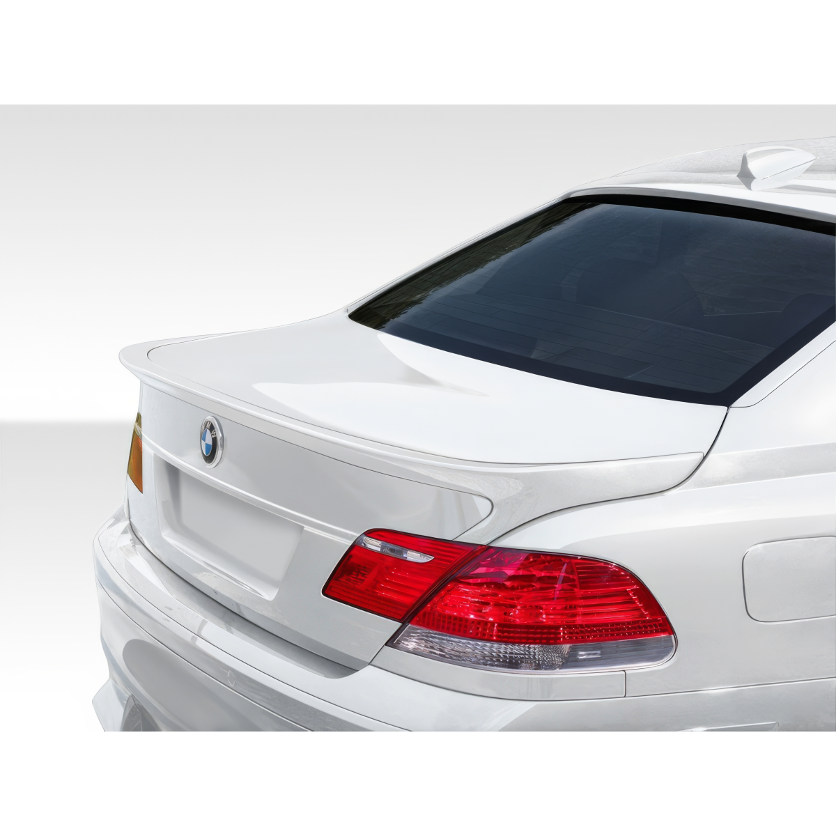 Modify your BMW 7-Series 2006 with our Exterior/Wings - Rear view at a slight upward angle