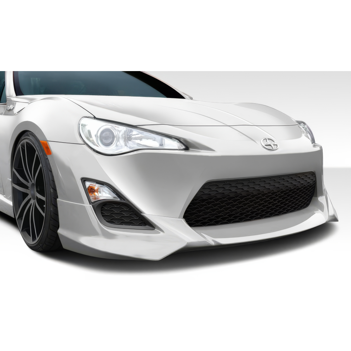 Modify your Scion FR-S 2013 with our Exterior/Front Bumpers or Lips - Front angle view of the vehicle part