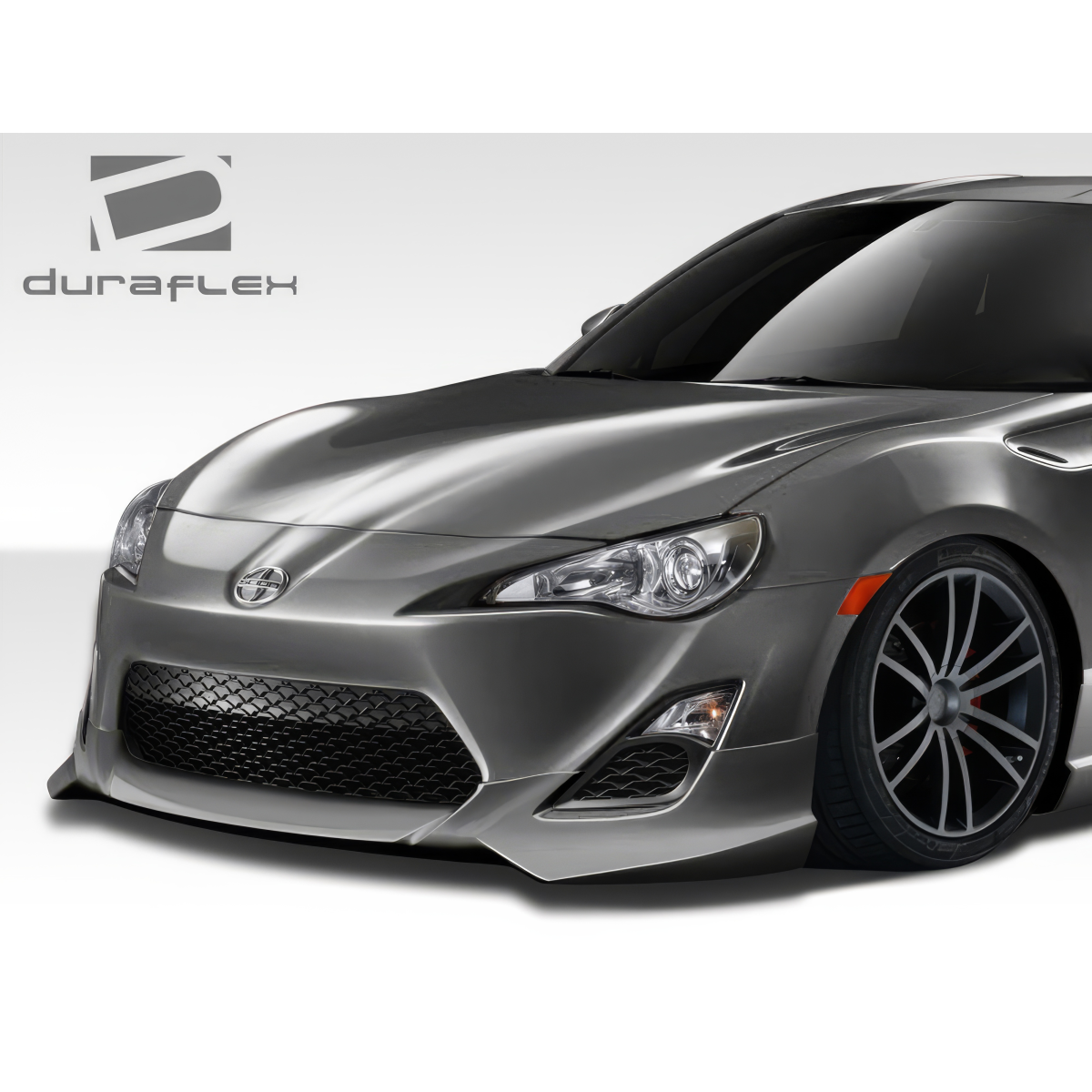 Modify your Scion FR-S 2013 with our Exterior/Front Bumpers or Lips - Front view at a low angle showing sleek design