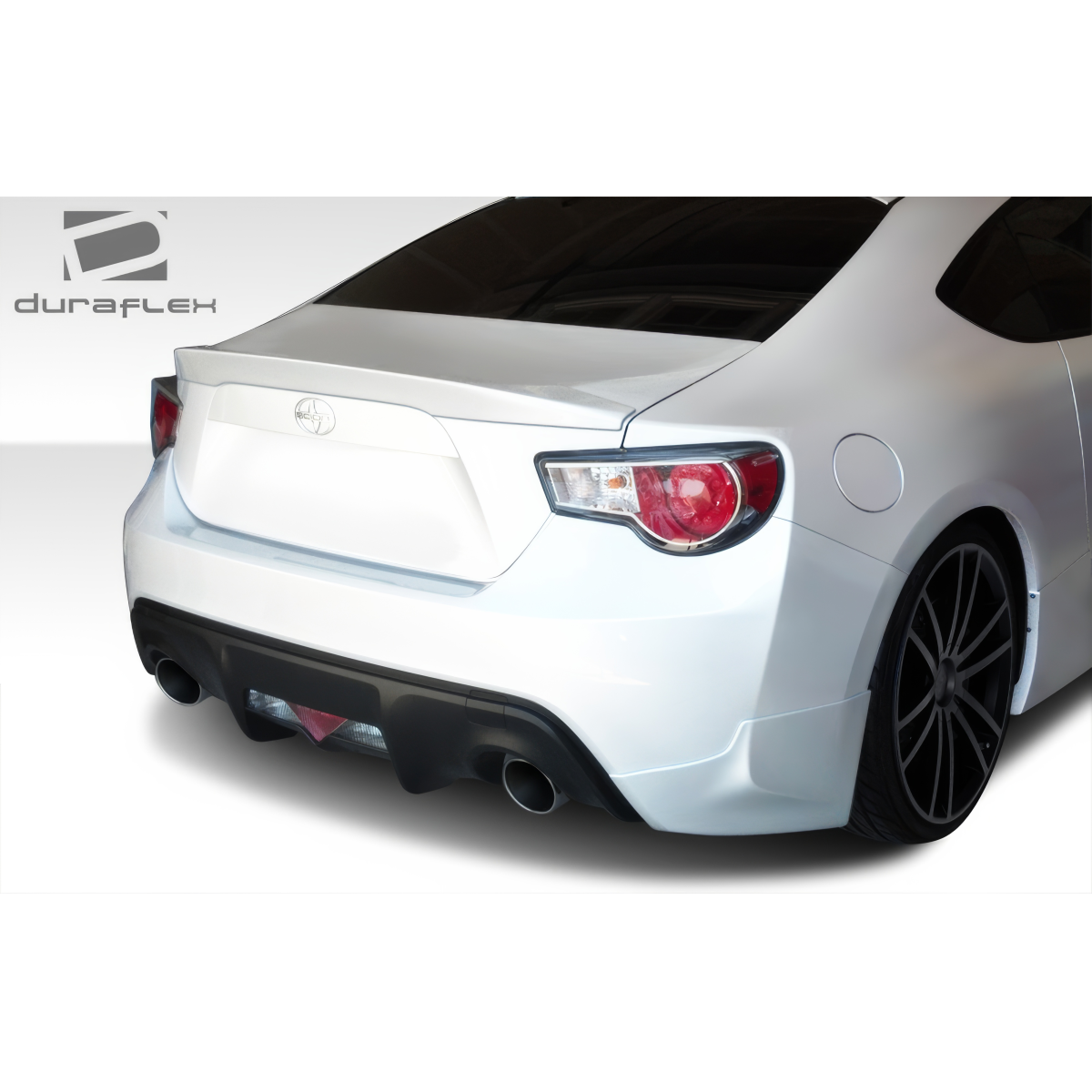 Modify your Scion FR-S 2013 with our Exterior/Complete Body Kits - Rear angle view of vehicle showing bumper part