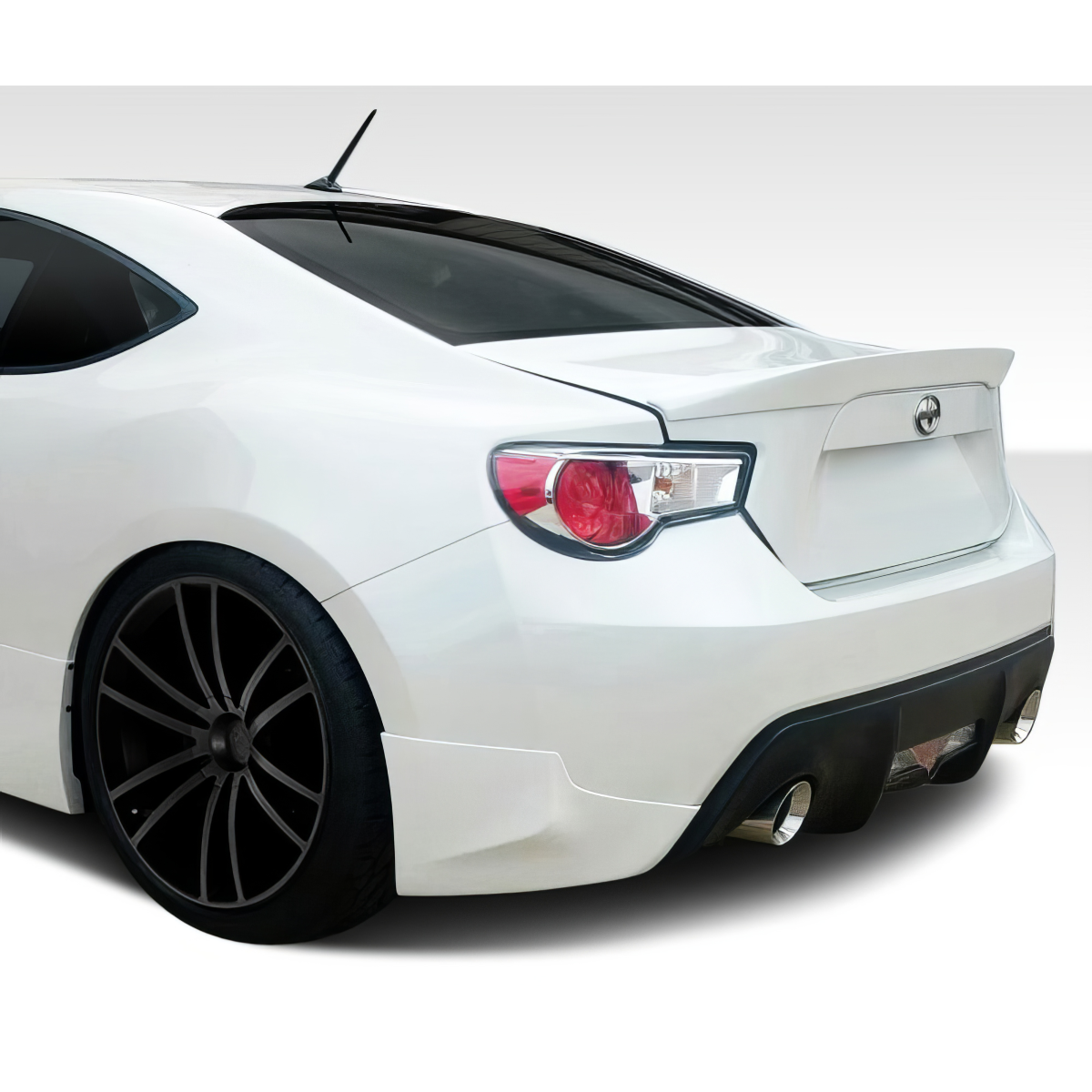 Modify your Scion FR-S 2013 with our Exterior/Complete Body Kits - Showing rear view at a slight angle from side