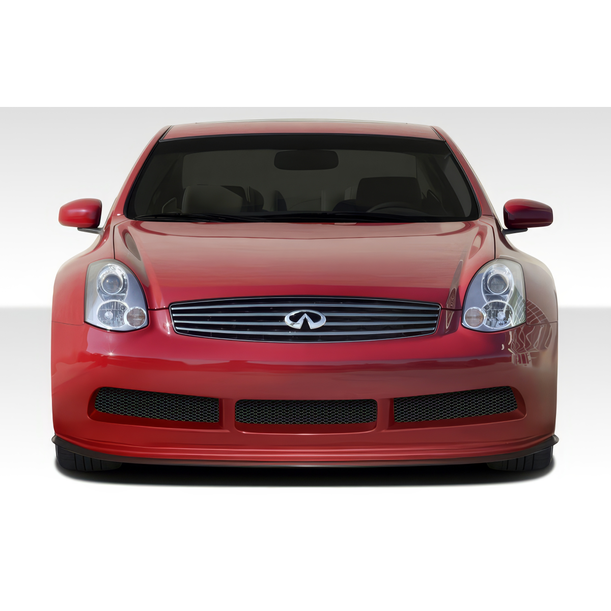 Modify your Infiniti G35 2003 with our Exterior/Front Bumpers or Lips - Front view of car at eye level angle