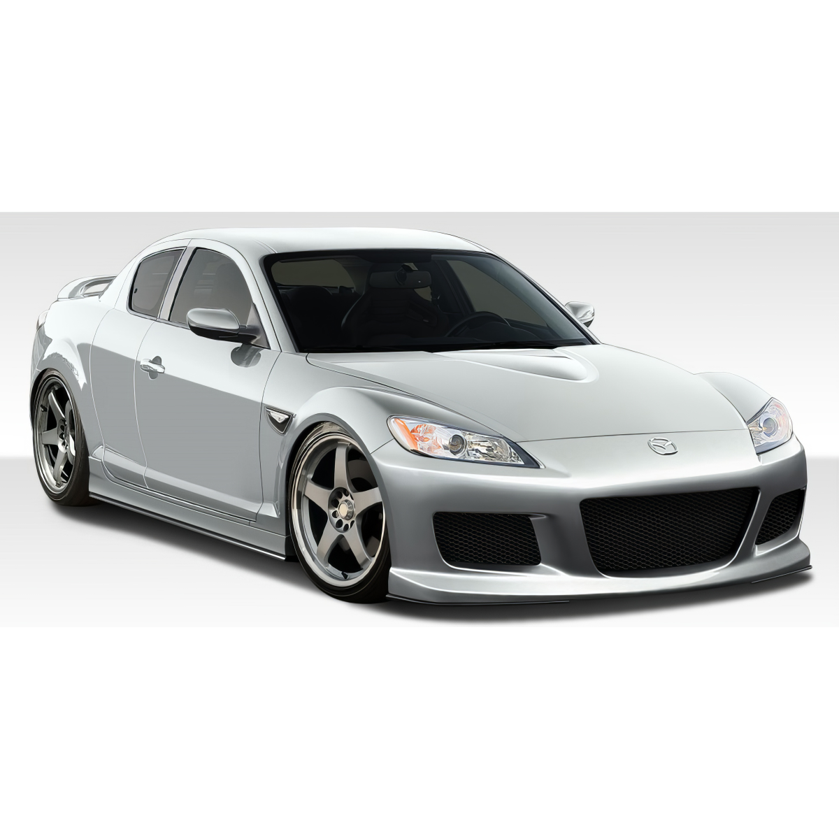 Modify your Mazda RX-8 2009 with our Exterior/Complete Body Kits - Front three quarter angle view of the vehicle