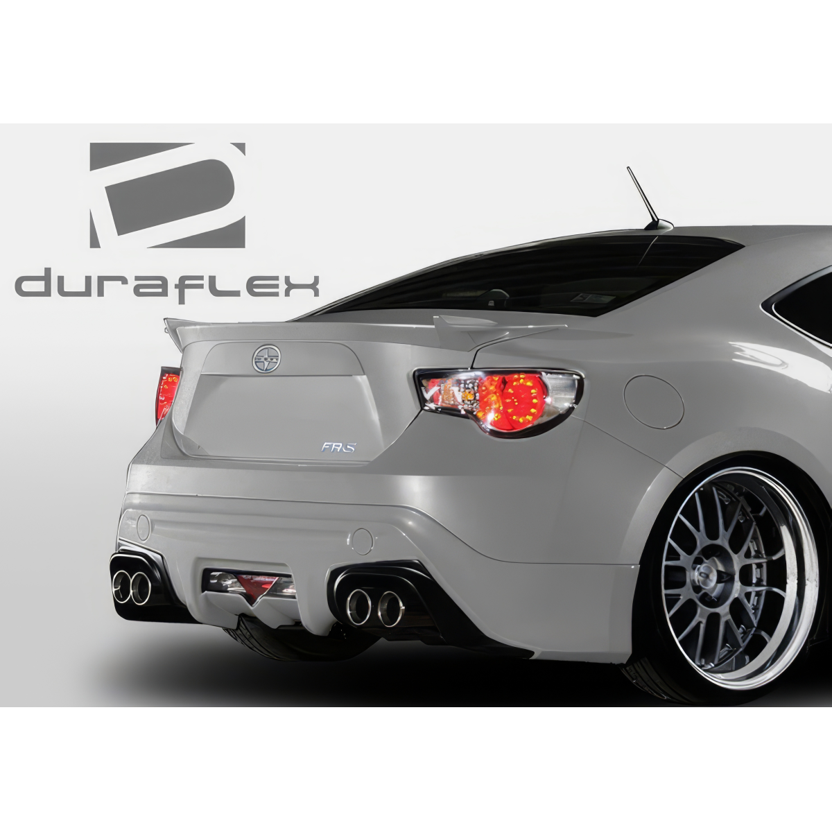 Modify your Subaru BRZ 2013 with our Exterior/Rear Bumpers or Lips - Rear view angle showcasing the bumper design