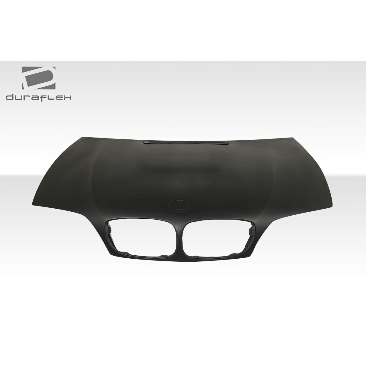 Modify your BMW 3-Series 2004 with our Exterior/Hoods - Front view of a BMW hood at a slight angle