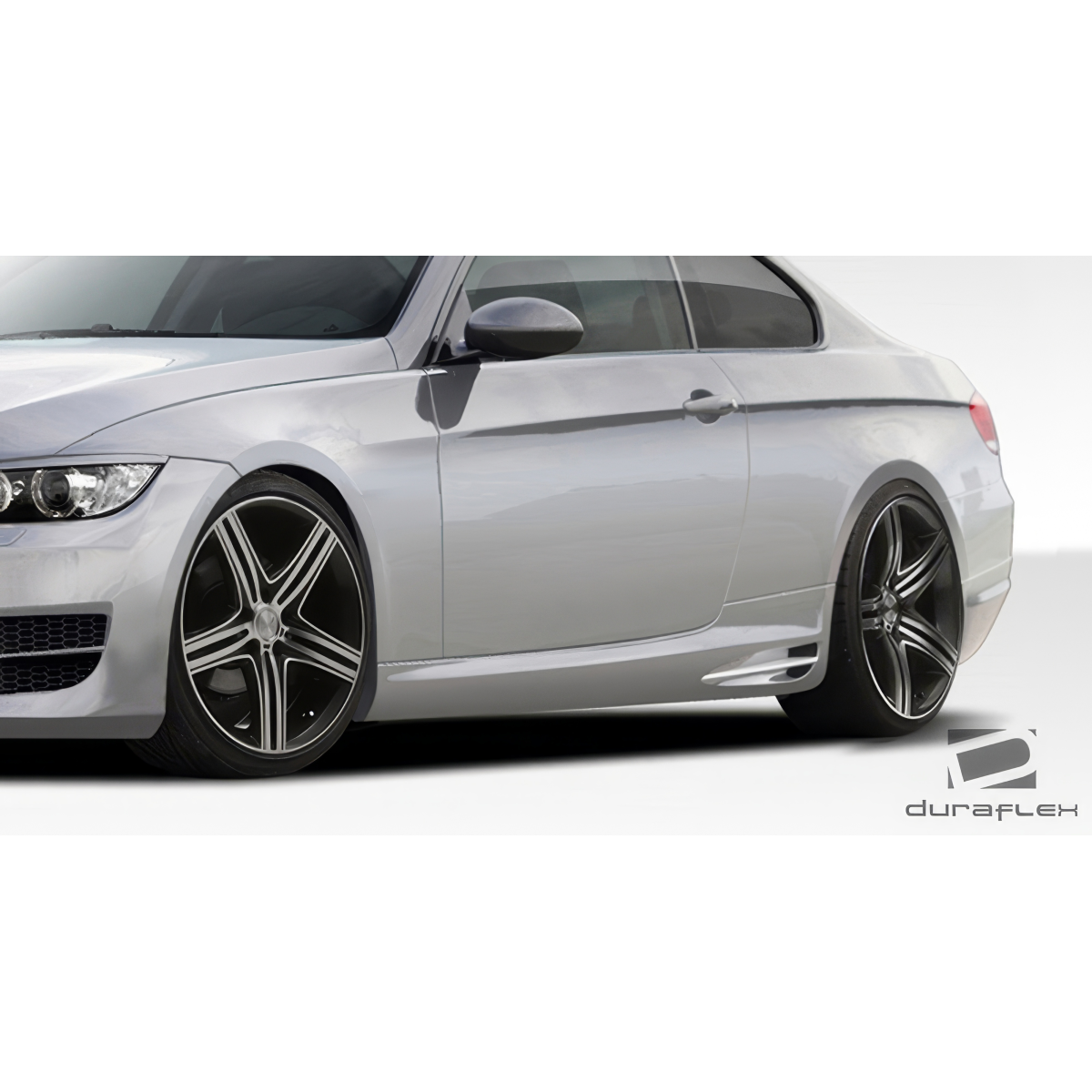 Modify your BMW 3-Series 2007 with our Exterior/Complete Body Kits - Side view of BMW 3 Series showing side skirts