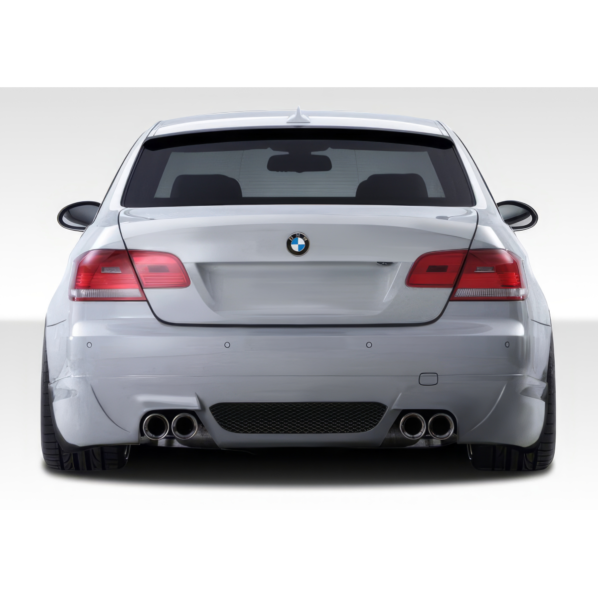 Modify your BMW 3-Series 2007 with our Exterior/Complete Body Kits - Rear view of the car at a straight angle