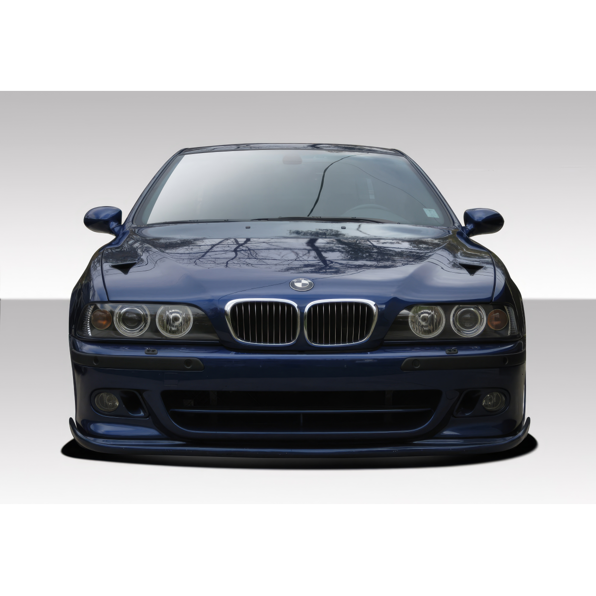 Modify your BMW 5-Series 1997 with our Exterior/Front Bumpers or Lips - Front view of the vehicle at eye level