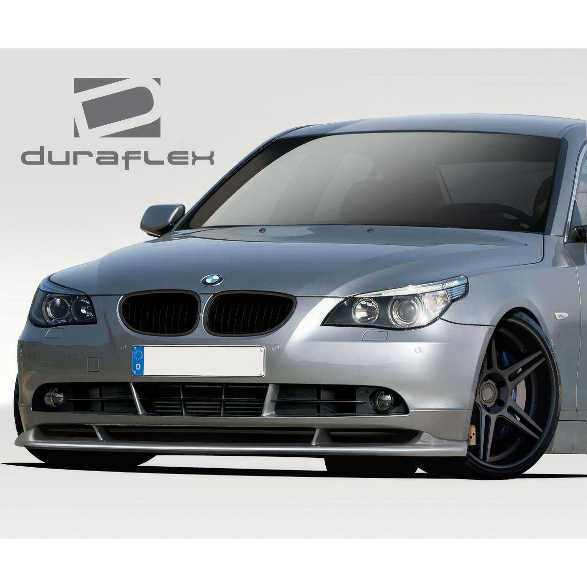 Modify your BMW 5-Series 2004 with our Exterior/Front Bumpers or Lips - Front angle view of BMW 5 Series E60