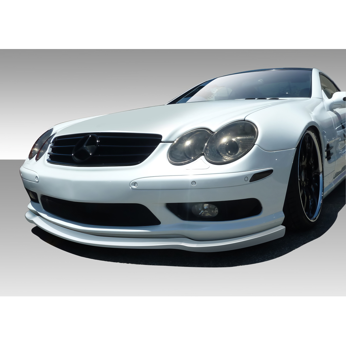 Modify your Mercedes-Benz SL-Class 2003 with our Exterior/Front Bumpers or Lips - Viewed from a low front angle