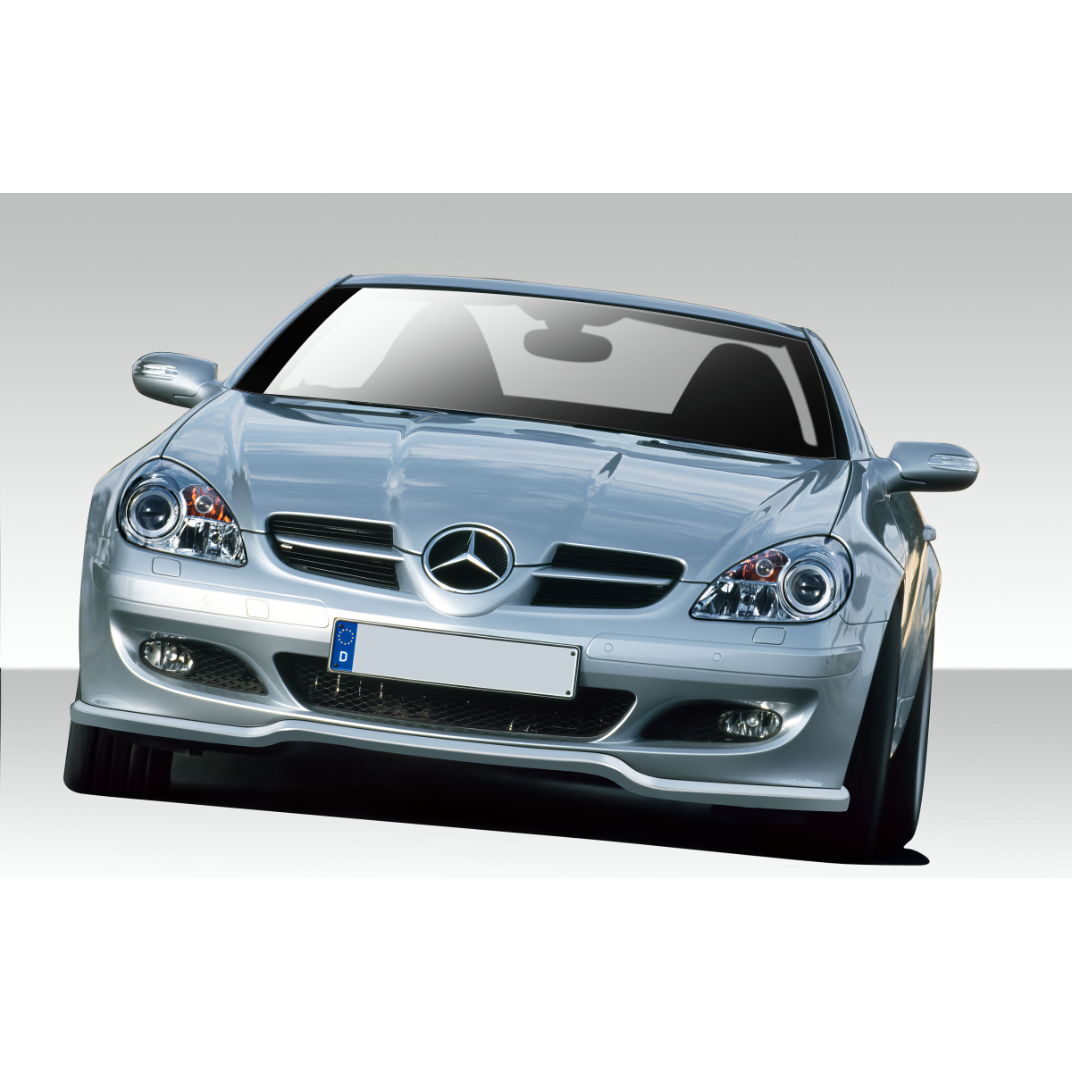 Modify your Mercedes-Benz SLK-Class 2005 with our Exterior/Front Bumpers or Lips - Car seen from slightly low front angle