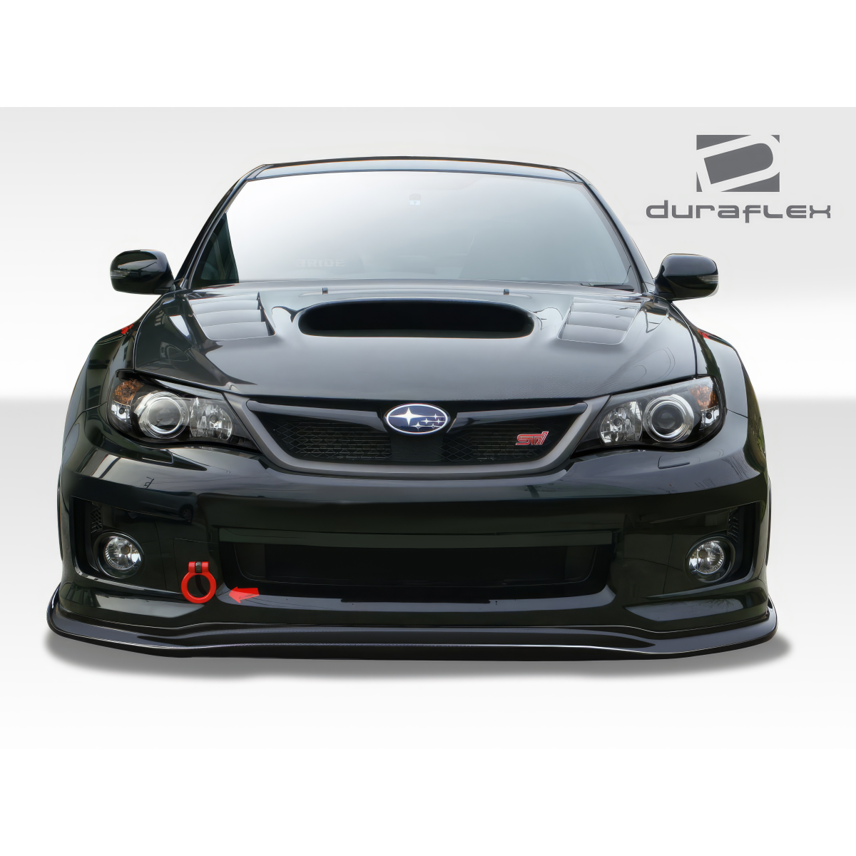 Modify your Subaru Impreza 2011 with our Exterior/Front Bumpers or Lips - Front view of a car part at eye level