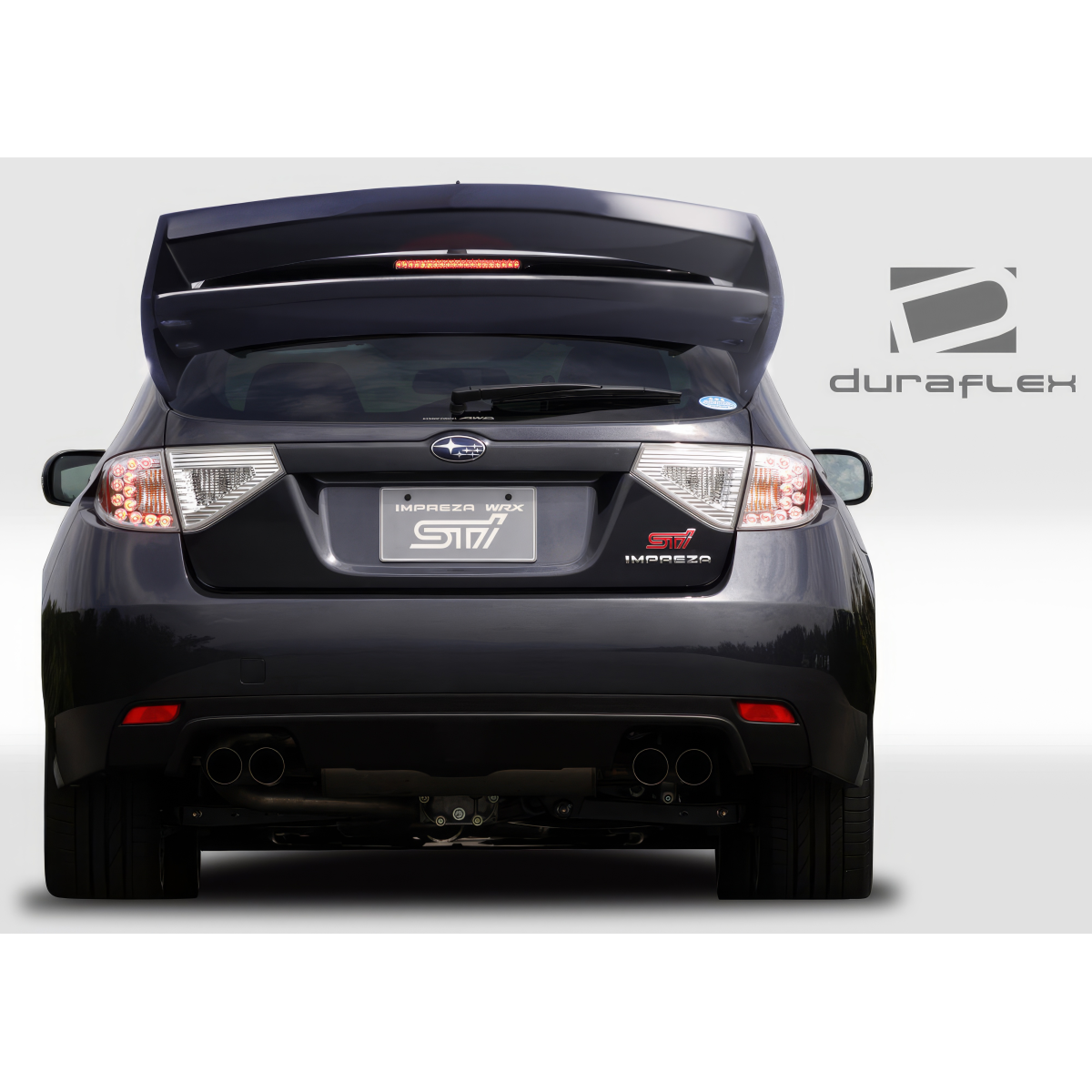 Modify your Subaru Impreza 2008 with our Exterior/Wings - Viewed from rear slightly above vehicle