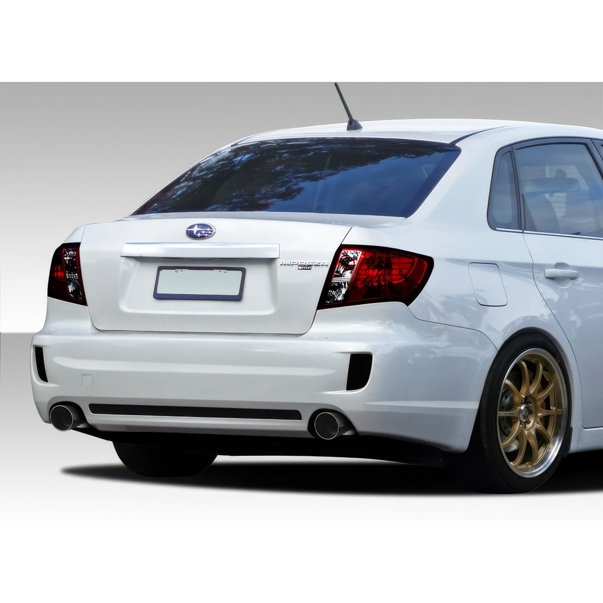 Modify your Subaru Impreza 2008 with our Exterior/Complete Body Kits - Rear angle view of Subaru Impreza exterior part