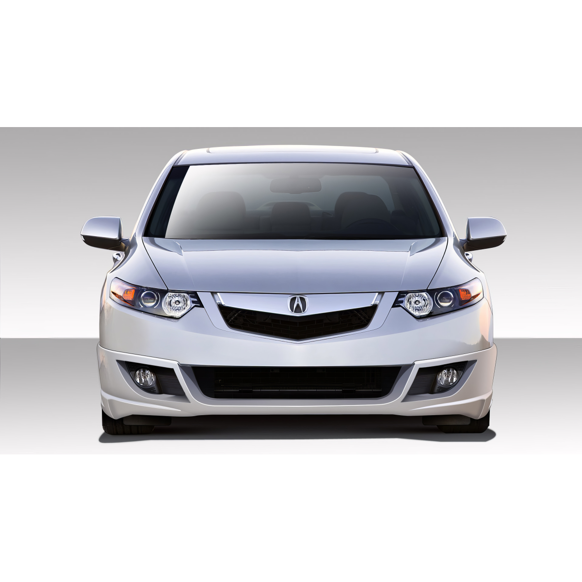 Modify your Acura TSX 2009 with our Exterior/Front Bumpers or Lips - Front view of the Acura TSX at eye level