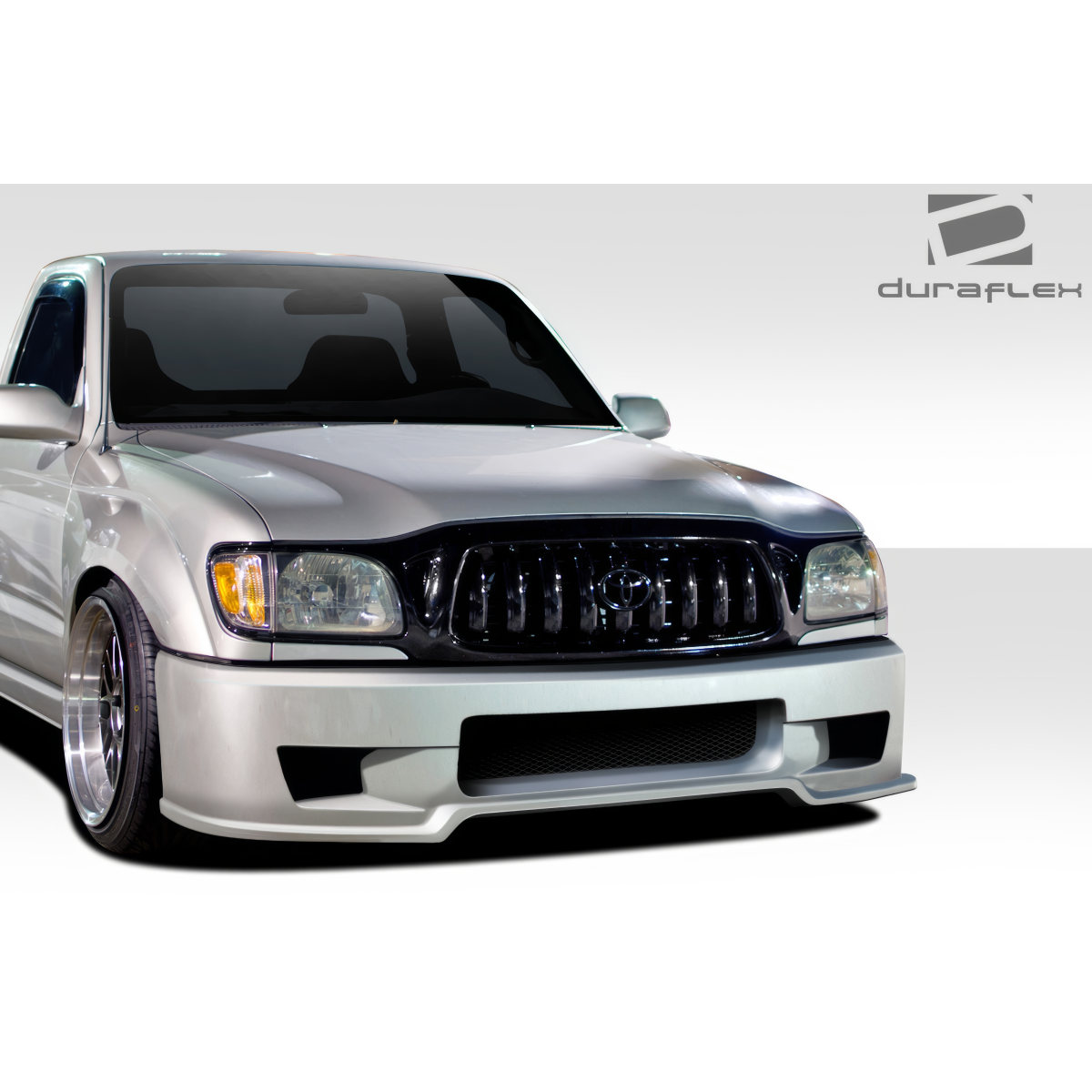 Modify your Toyota Tacoma 2001 with our Exterior/Front Bumpers or Lips - Front view at an angle showing the bumper design