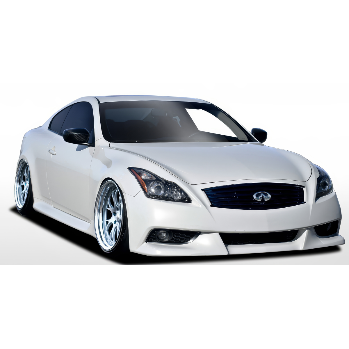 Modify your Infiniti G37 2008 with our Exterior/Complete Body Kits - Front angle view of vehicle