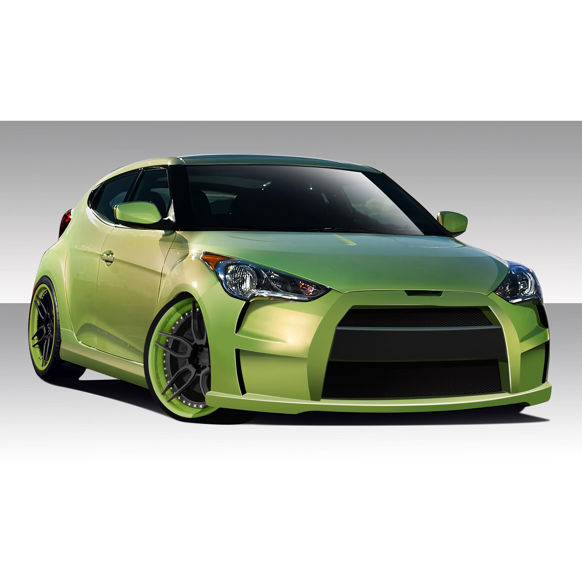 Modify your Hyundai Veloster 2012 with our Exterior/Complete Body Kits - Front quarter view of the vehicle