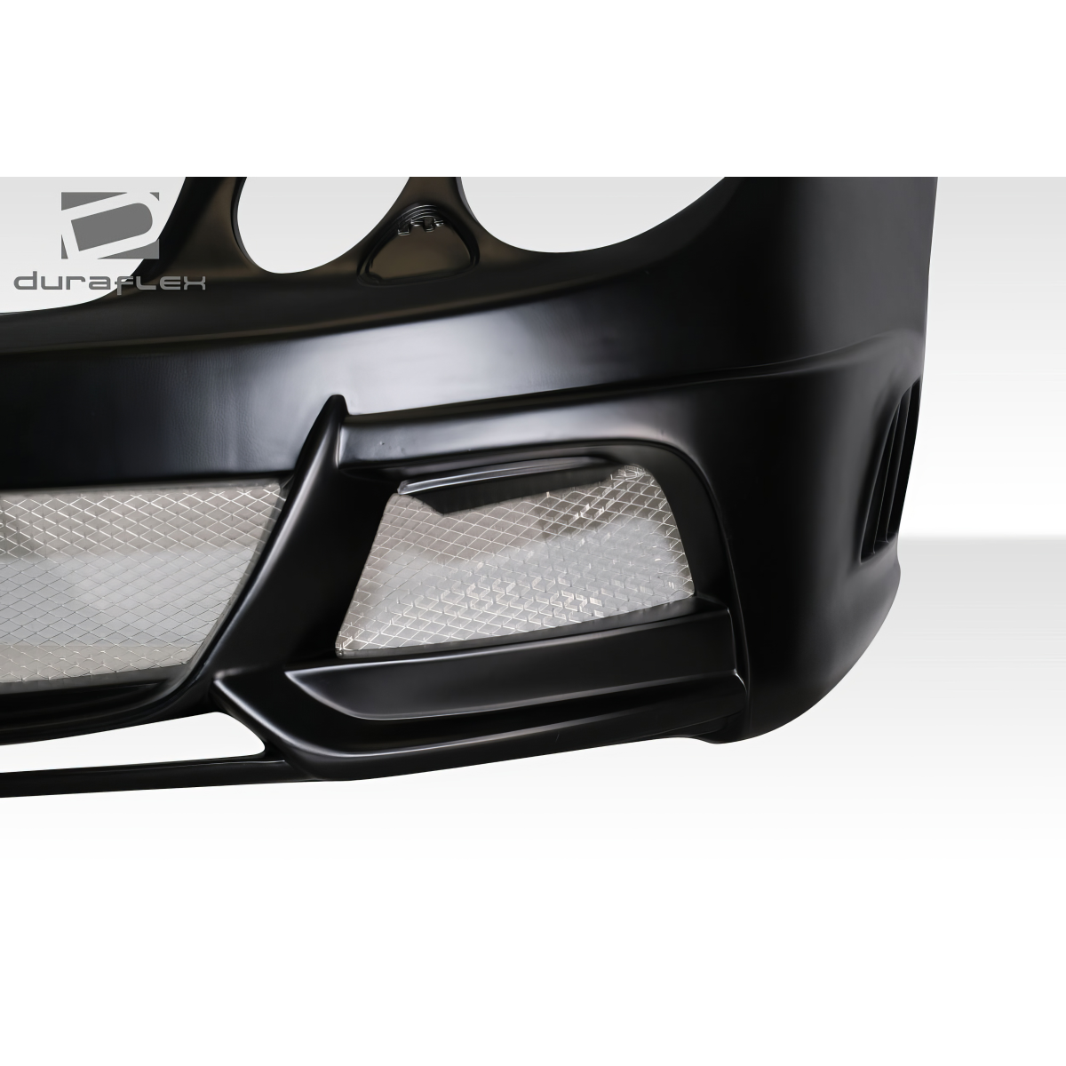 Modify your Mercedes-Benz E55 AMG 2007 with our Exterior/Front Bumpers or Lips - Front angled view of the bumper part