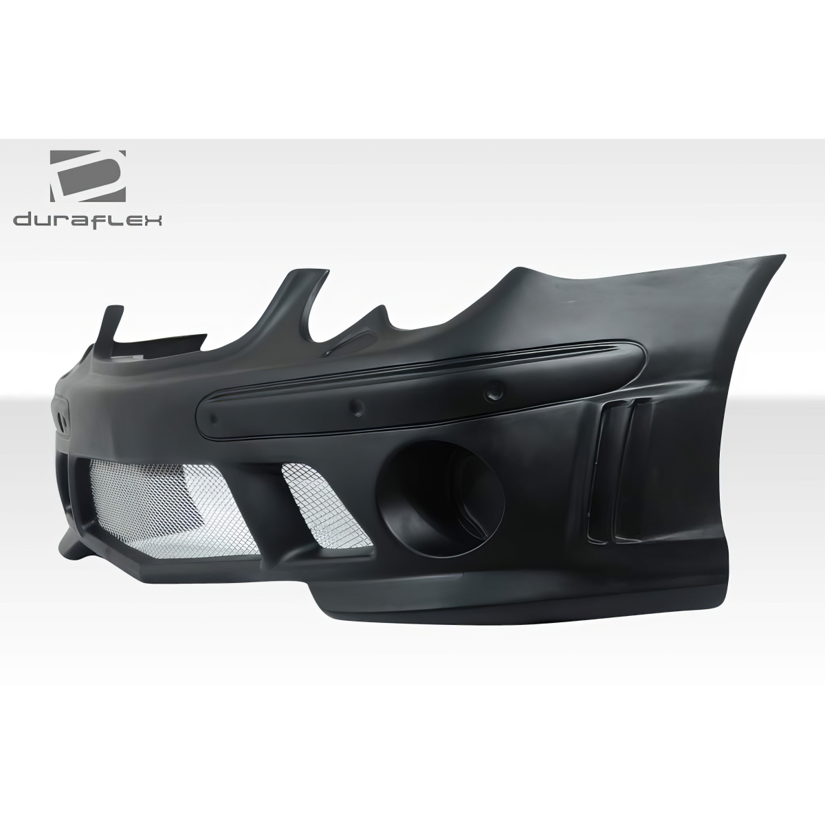 Modify your Mercedes-Benz C-Class 2003 with our Exterior/Front Bumpers or Lips - Side view of a front bumper at a slight angle