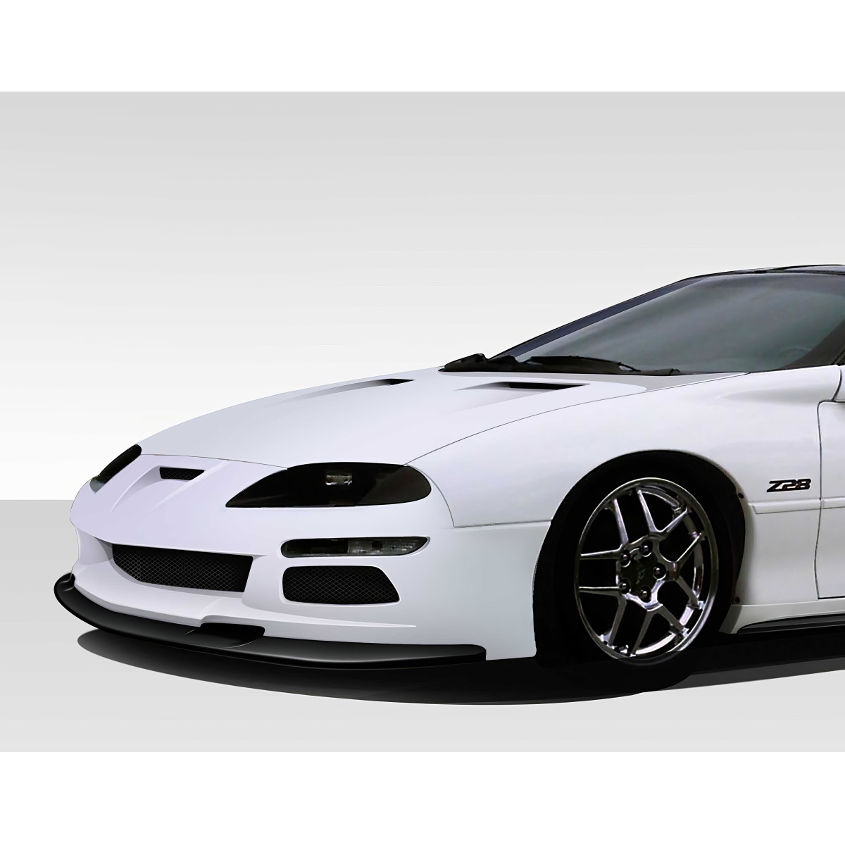 Modify your Chevrolet Camaro 1993 with our Exterior/Front Bumpers or Lips - Angled view from the front right side