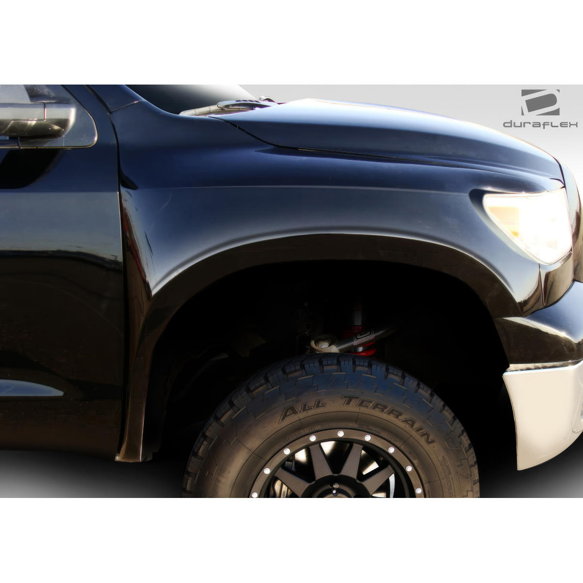 Modify your Toyota Tundra 2007 with our Exterior/Fenders - Side angle view of the front fender