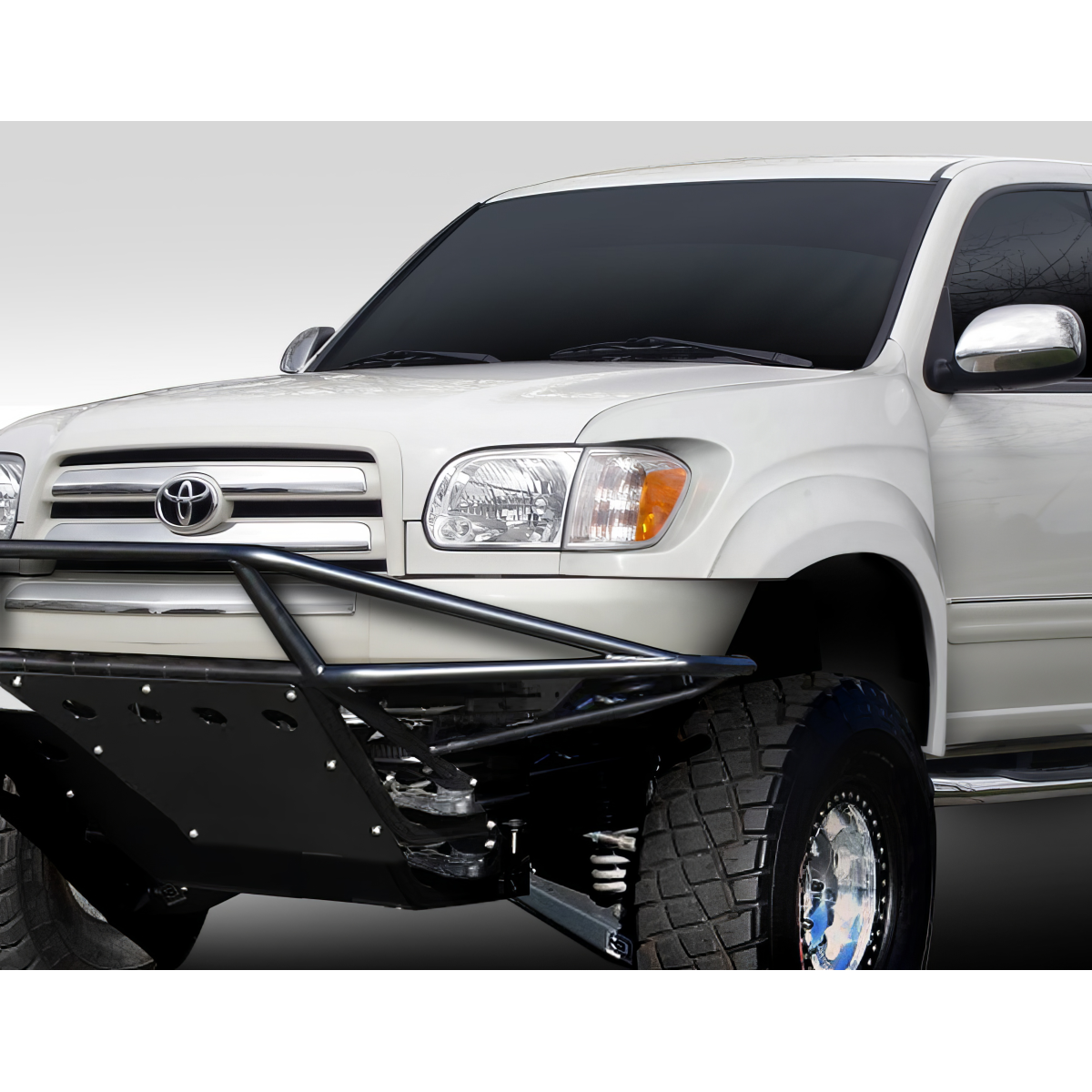 Modify your Toyota Tundra 2004 with our Exterior/Fenders - Front view at a slight angle showing the fender