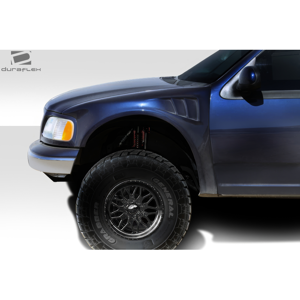 Modify your Ford F-150 1997 with our Exterior/Fenders - Part is viewed at an angle from the front right