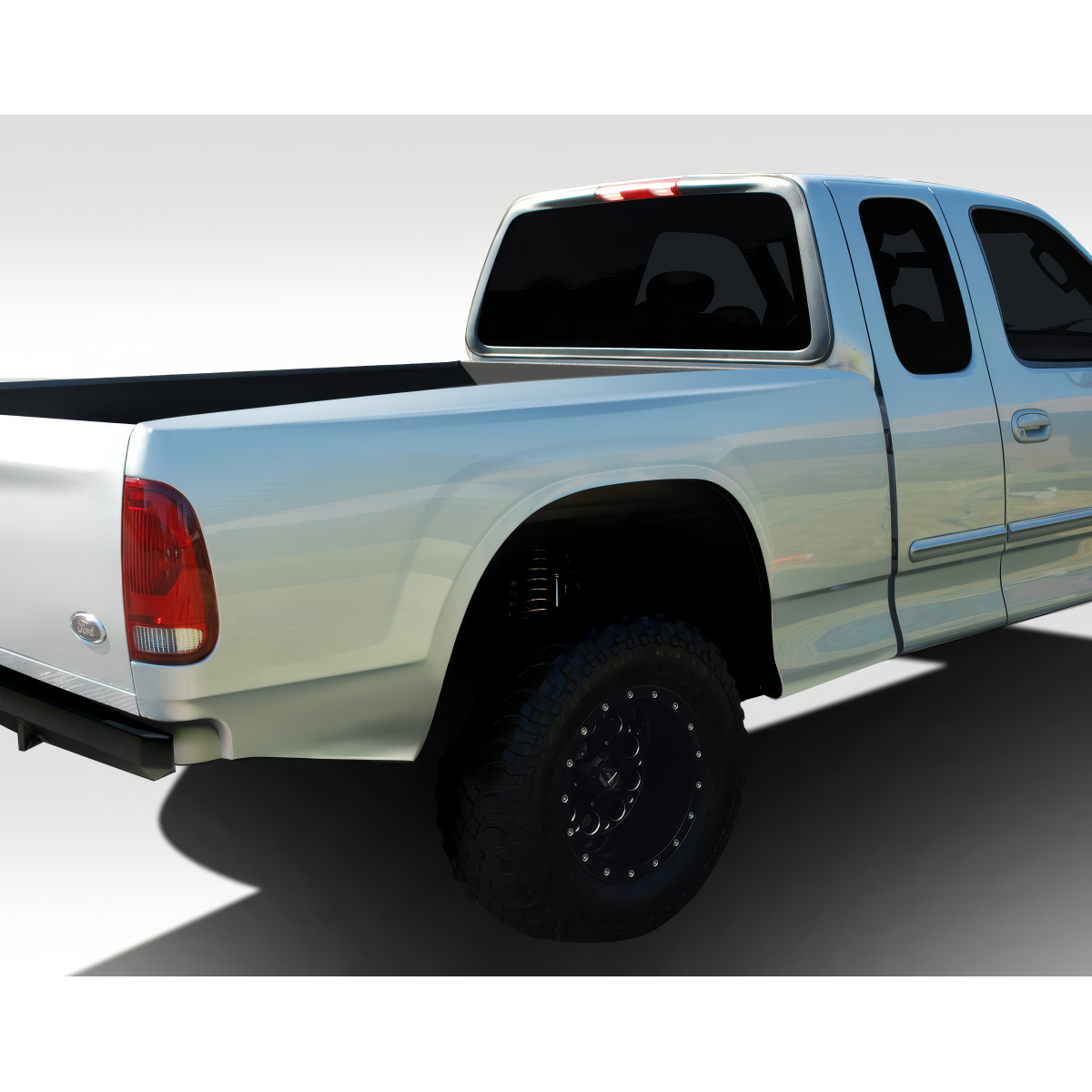 Modify your Ford F-150 1997 with our Exterior/Fenders - Rear angle view of the truck part