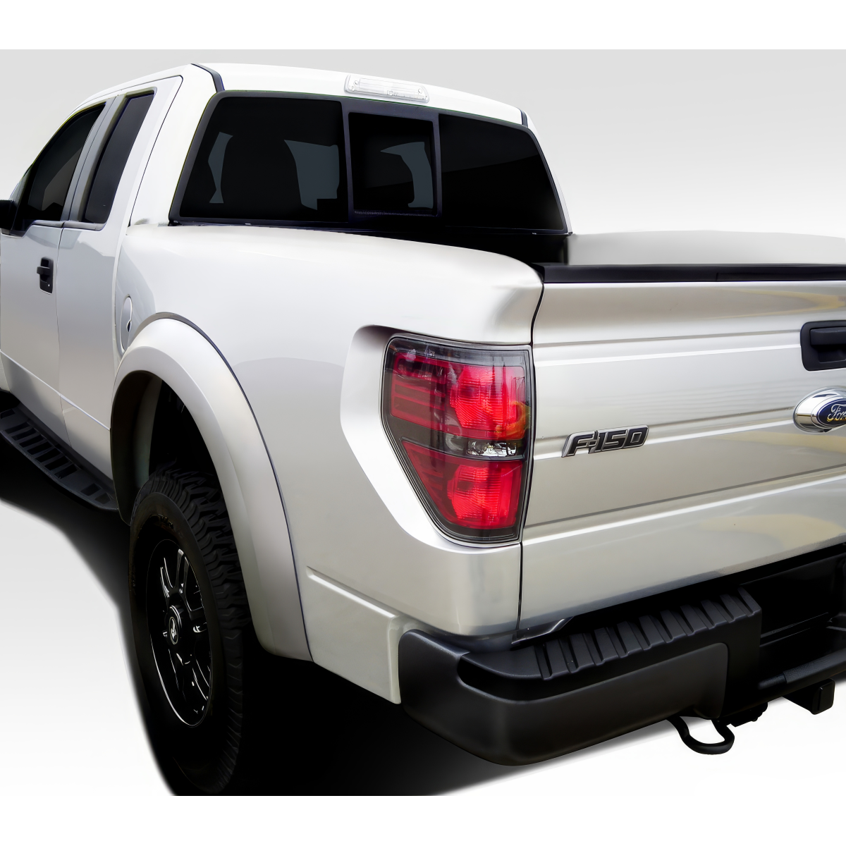 Modify your Ford F-150 2004 with our Exterior/Fenders - Rear angle view of the vehicle showing fender