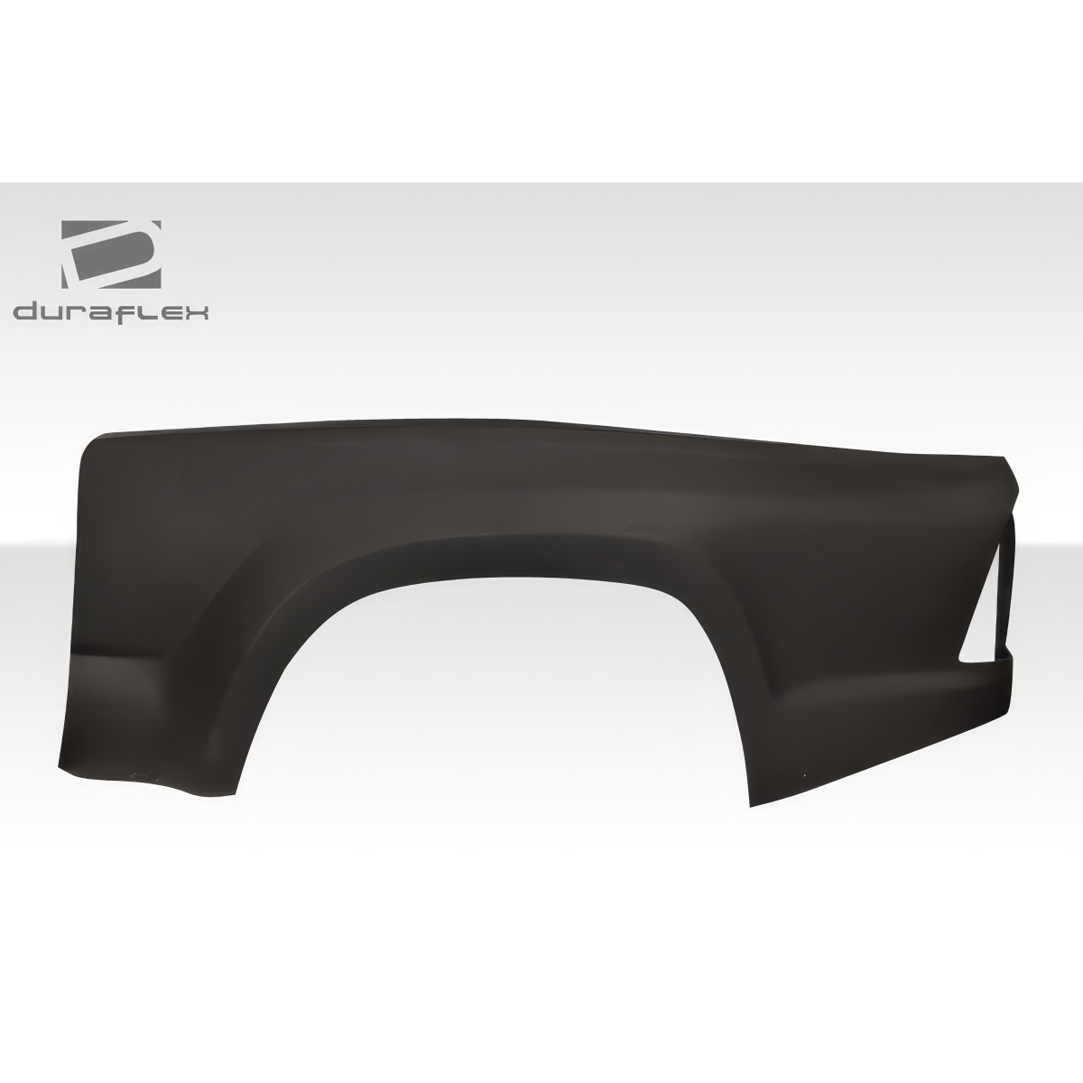 Modify your Toyota Tacoma 2005 with our Exterior/Fenders - Side angle view of fender part with curved design