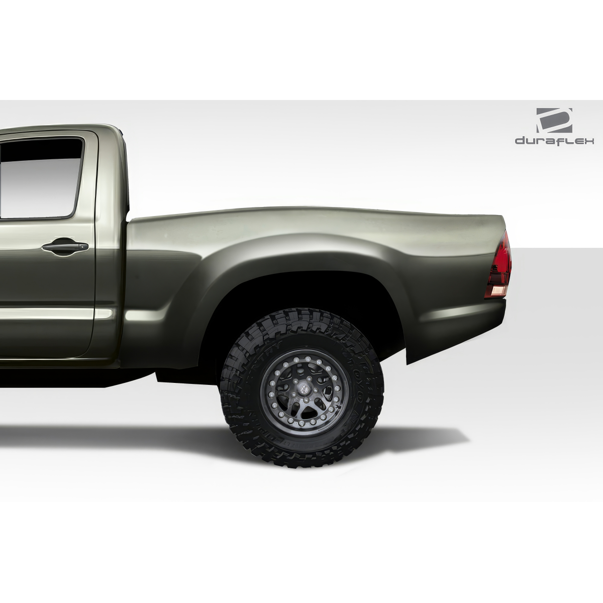 Modify your Toyota Tacoma 2005 with our Exterior/Fenders - Side angle view of truck fender