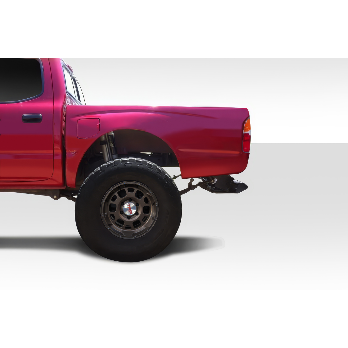 Modify your Toyota Tacoma 1995 with our Exterior/Fenders - Side angle view of truck part