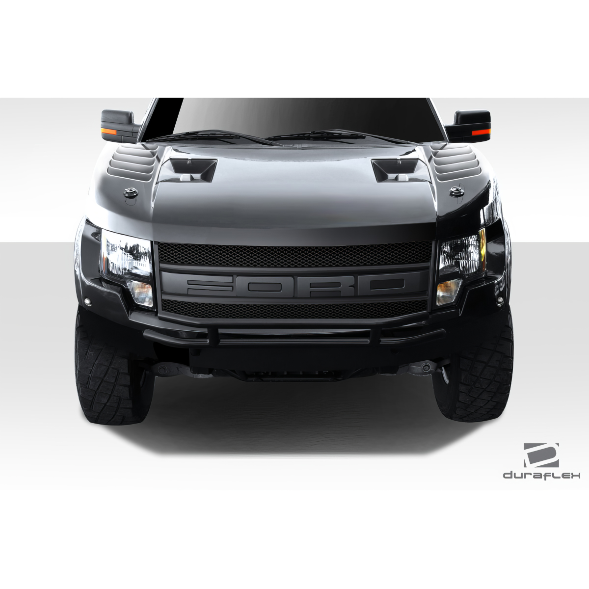 Modify your Ford F-150 2004 with our Exterior/Complete Body Kits - Front view of the vehicle at a straight angle