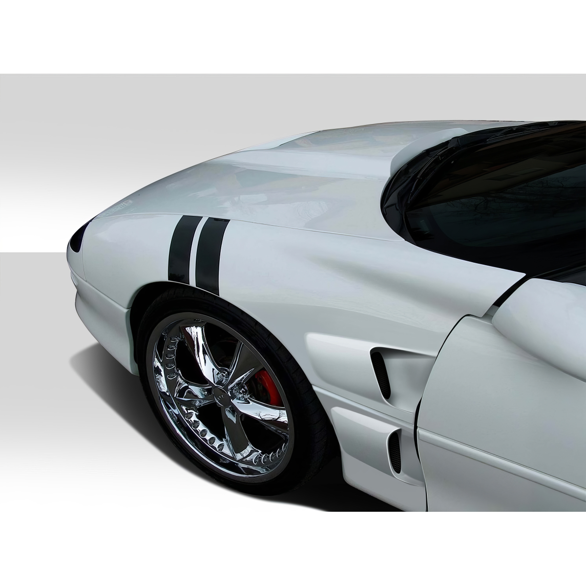 Modify your Chevrolet Camaro 1993 with our Exterior/Complete Body Kits - Angled view of vehicle's side body panel