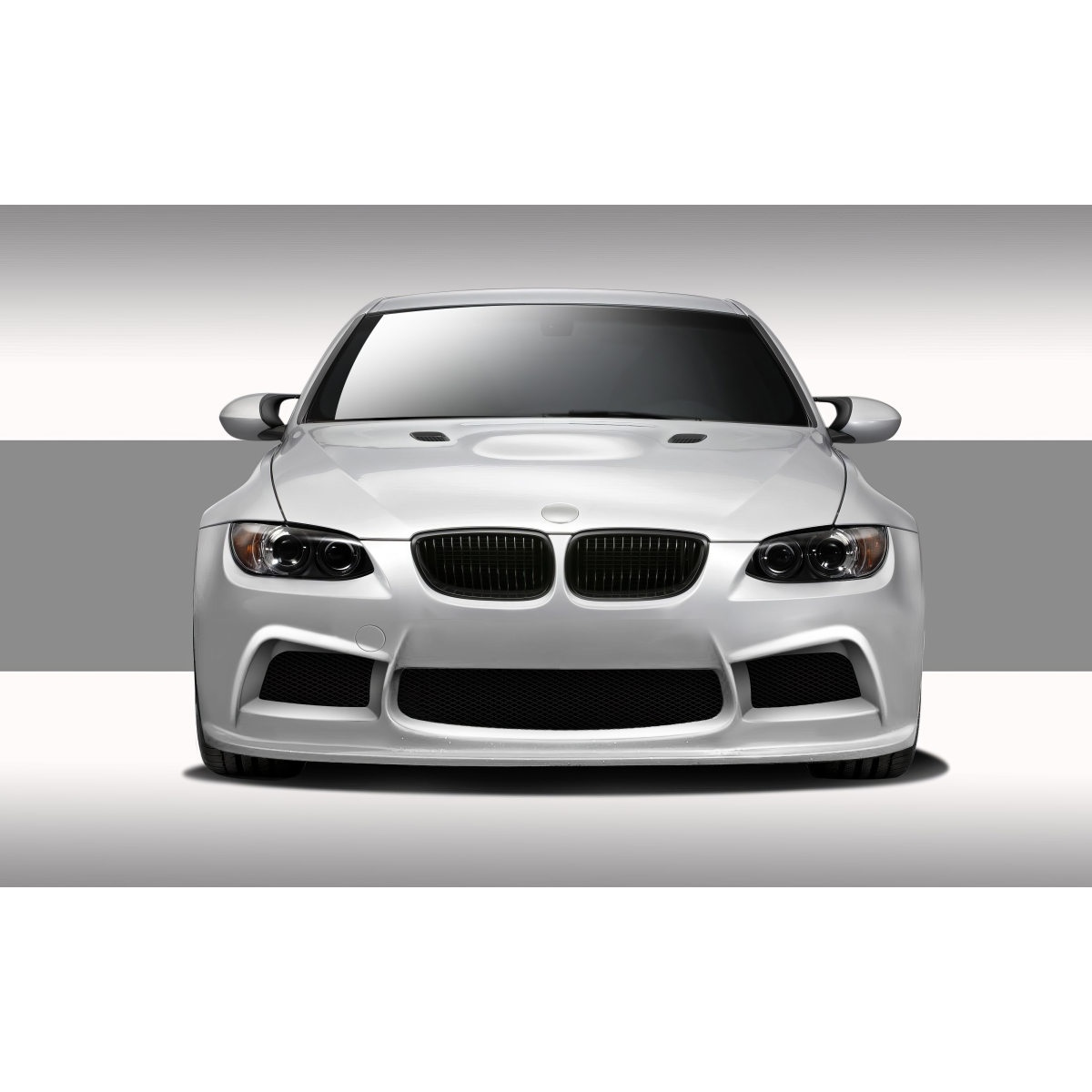 Modify your BMW M3 2008 with our Exterior/Front Bumpers - Front view of the BMW M3 E92 part