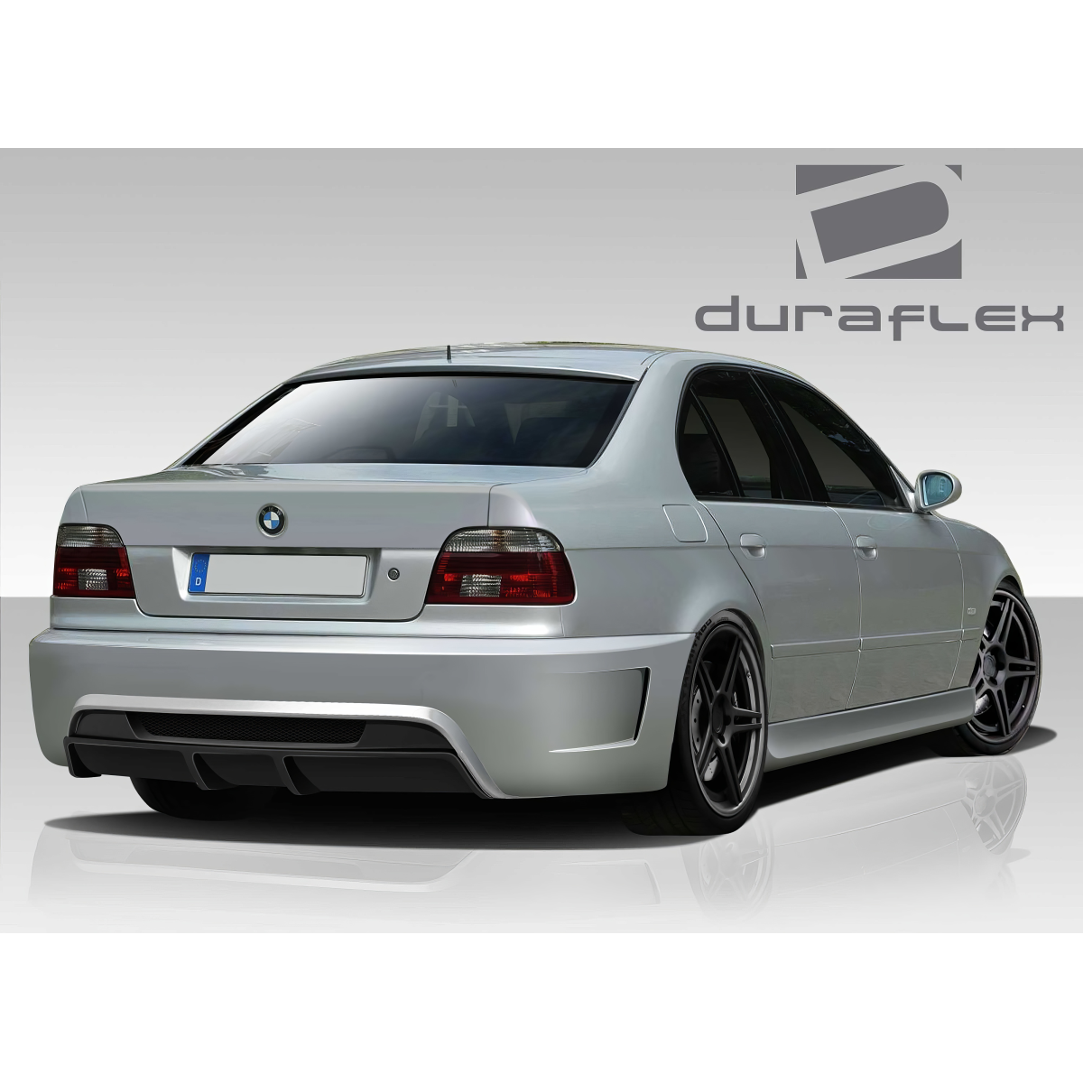 Modify your BMW 5-Series 1997 with our Exterior/Rear Bumpers or Lips - View from slightly elevated rear angle