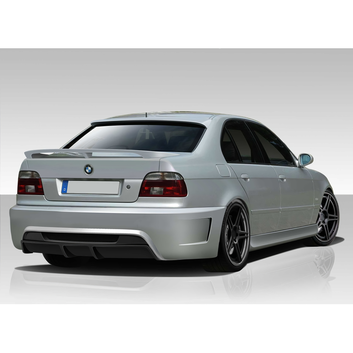 Modify your BMW 5-Series 1997 with our Exterior/Wings - View from rear angle showing the trunk lid spoiler