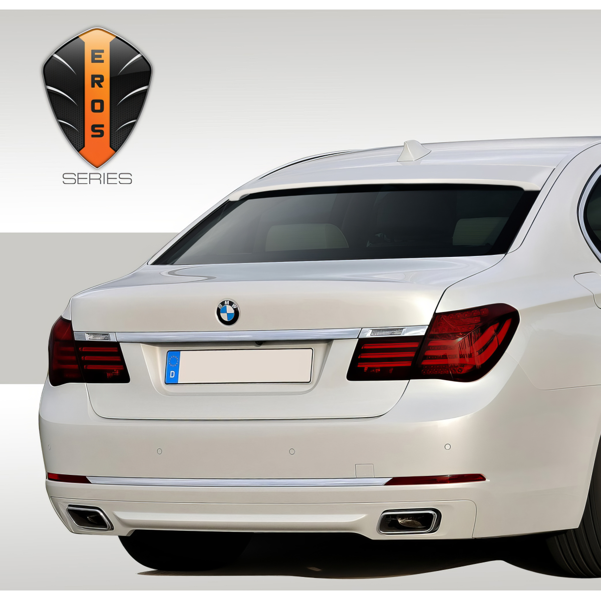 Modify your BMW 7-Series 2009 with our Exterior/Wings - Rear angle view of BMW 7 Series