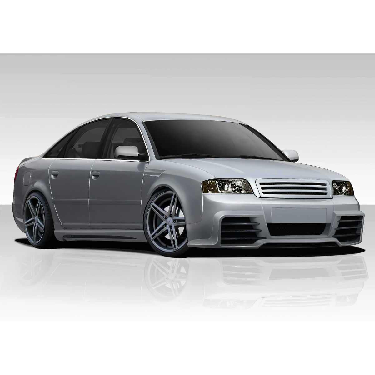 Modify your Audi A6 1998 with our Exterior/Complete Body Kits - Front side view angle of the vehicle