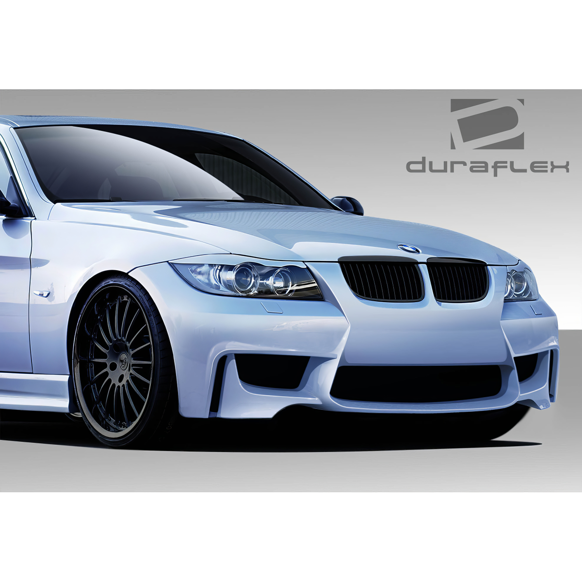 Modify your BMW 3-Series 2006 with our Exterior/Front Bumpers or Lips - Front angle view of BMW 3 Series E90